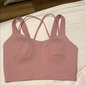 Lavender/pink Lululemon Like a Cloud Longline Sports Bra